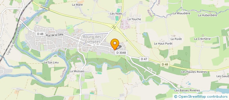 localisation de l'entreprise MONSIEUR ANTOINE BOULAND  BOURG-DES-COMPTES