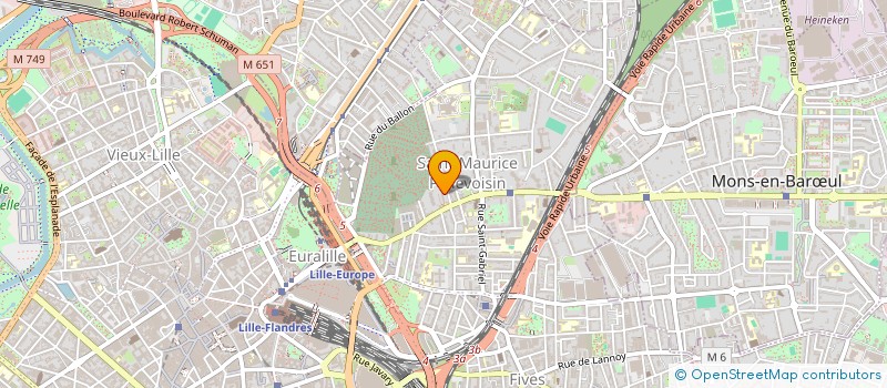 localisation de l'entreprise MONSIEUR ANTOINE BOULANGER  LILLE