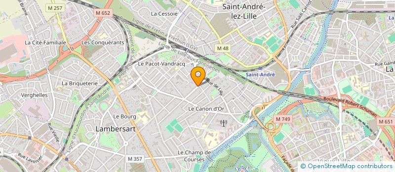 localisation de l'entreprise MONSIEUR ANTOINE BOULANGUE à LAMBERSART