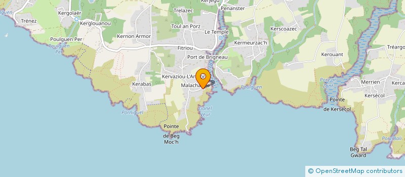 localisation de l'entreprise MONSIEUR ANTOINE BOULAT  MOELAN-SUR-MER