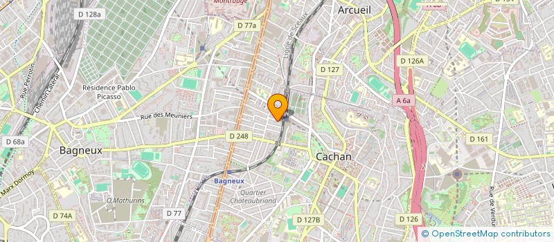 localisation de l'entreprise MONSIEUR ANTOINE BOULLA  CACHAN