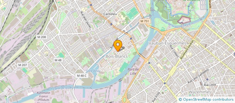 localisation de l'entreprise MONSIEUR ANTOINE BOULY à LILLE