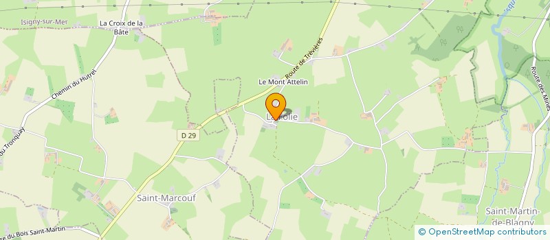 localisation de l'entreprise MONSIEUR ANTOINE BOURBOULON  BRICQUEVILLE