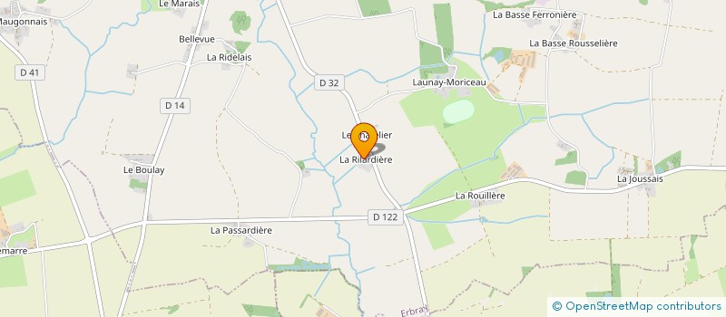localisation de l'entreprise MONSIEUR ANTOINE BOURDEAU à ERBRAY