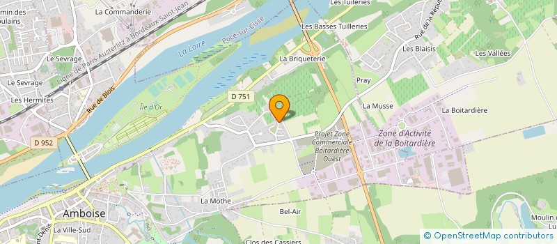 localisation de l'entreprise MONSIEUR ANTOINE BOURDIN  AMBOISE