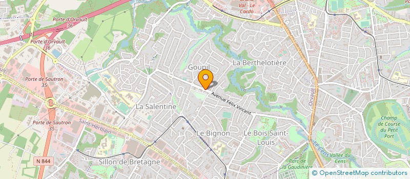 localisation de l'entreprise MONSIEUR ANTOINE BOURDON à ORVAULT