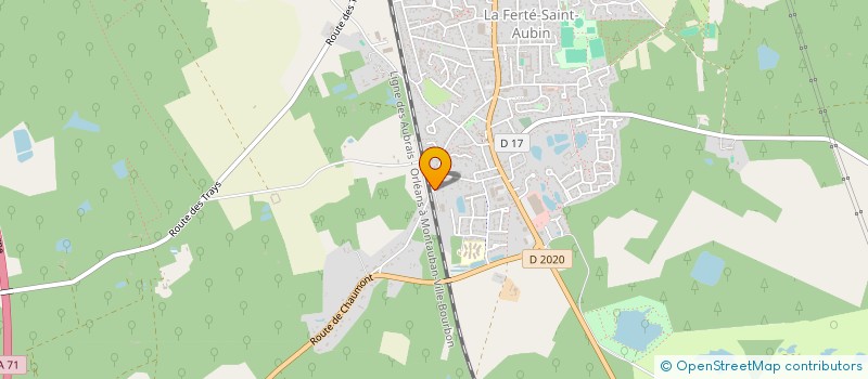 localisation de l'entreprise MONSIEUR ANTOINE BOURGEOIS  LA FERTE-SAINT-AUBIN