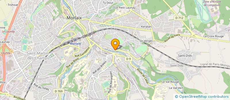localisation de l'entreprise MONSIEUR ANTOINE BOURHIS à MORLAIX