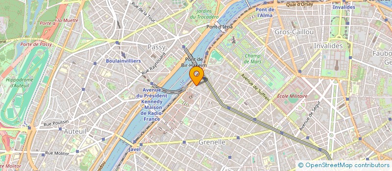 localisation de l'entreprise MONSIEUR ANTOINE BOURLAND  PARIS