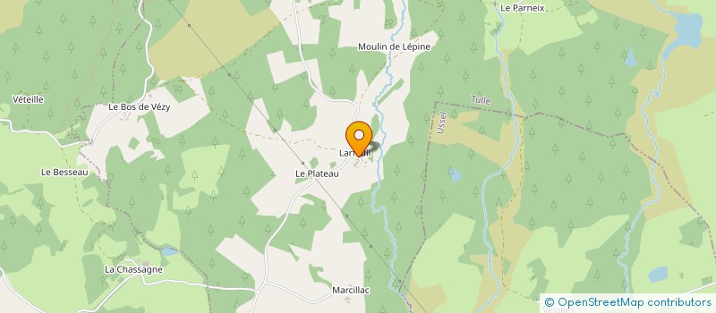 localisation de l'entreprise MONSIEUR ANTOINE BOURROUX  TARNAC