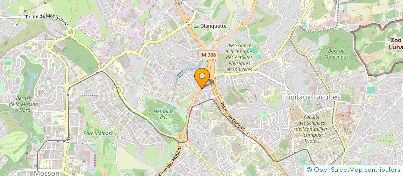 localisation de l'entreprise MONSIEUR ANTOINE BOUSQUET à MONTPELLIER
