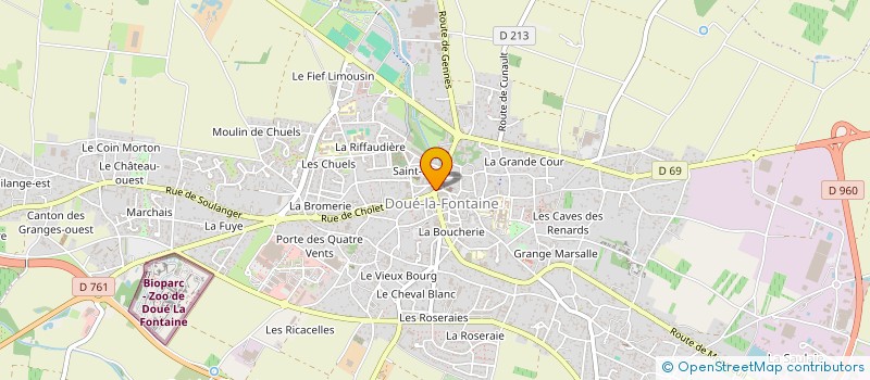 localisation de l'entreprise MONSIEUR ANTOINE BOUTARD  DOUE-EN-ANJOU