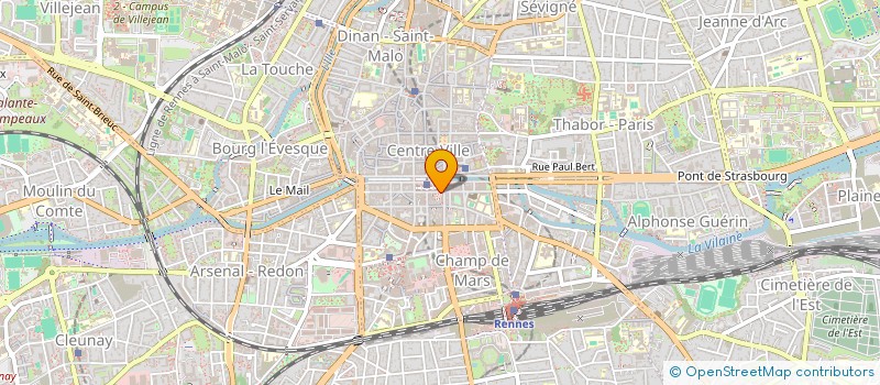 localisation de l'entreprise MONSIEUR ANTOINE BOUTIER  RENNES