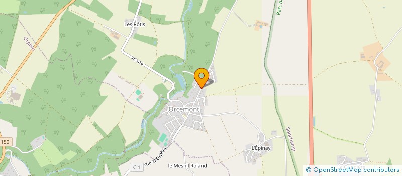 localisation de l'entreprise MONSIEUR ANTOINE BOUTIN  ORCEMONT