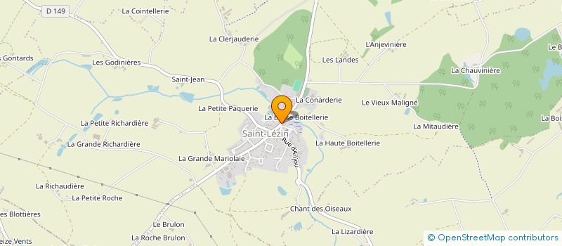 localisation de l'entreprise MONSIEUR ANTOINE BOUTIN  CHEMILLE-EN-ANJOU