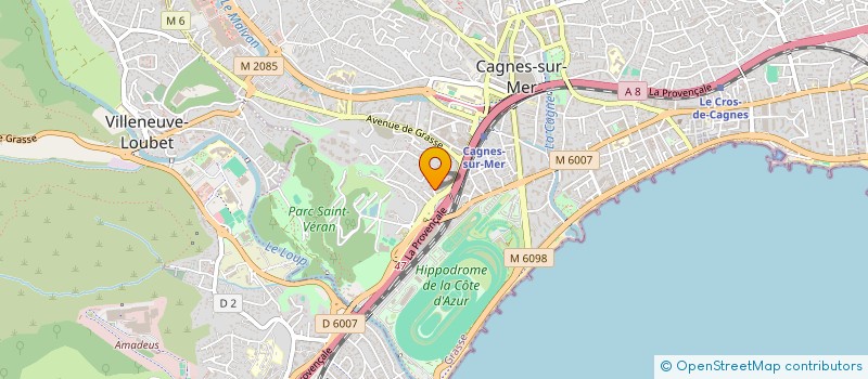 localisation de l'entreprise MONSIEUR ANTOINE BOUVET  CAGNES-SUR-MER