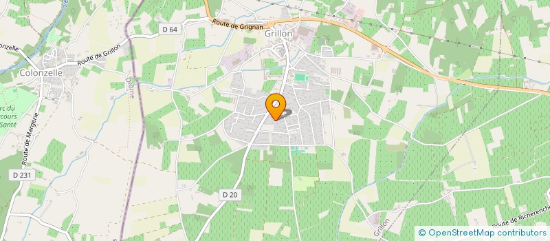 localisation de l'entreprise MONSIEUR ANTOINE BOUVET  GRILLON