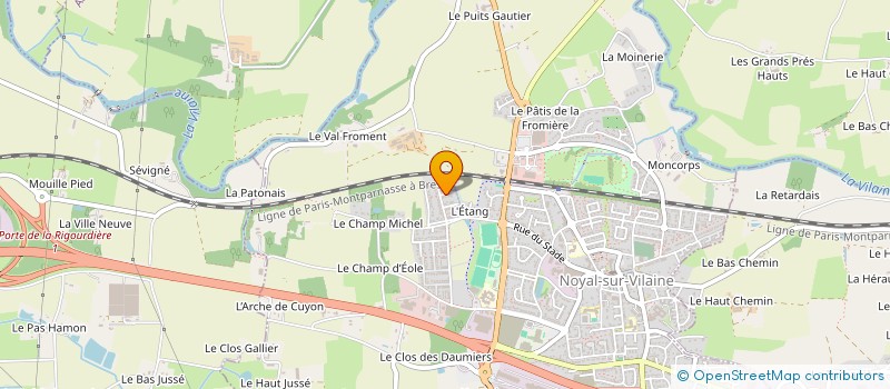 localisation de l'entreprise MONSIEUR ANTOINE BOUVET à NOYAL-SUR-VILAINE