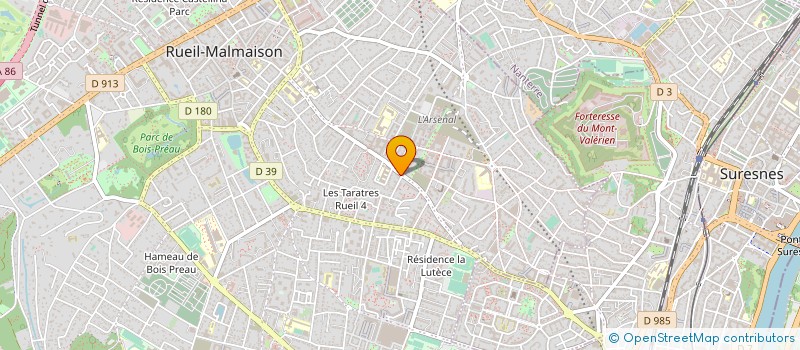 localisation de l'entreprise MONSIEUR ANTOINE BOUVRESSE à RUEIL MALMAISON