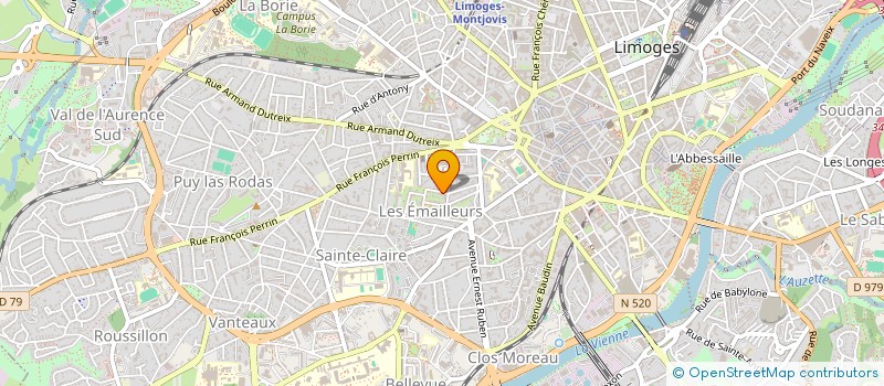 localisation de l'entreprise MONSIEUR ANTOINE BOY à LIMOGES