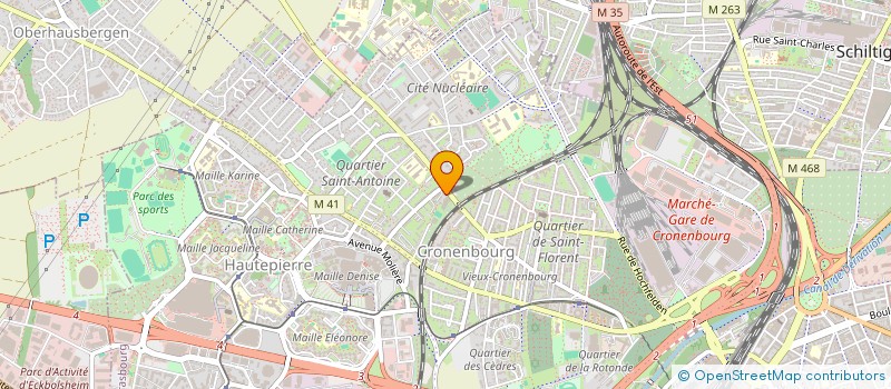 localisation de l'entreprise MONSIEUR ANTOINE BOZA  STRASBOURG