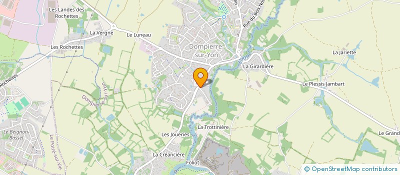 localisation de l'entreprise MONSIEUR ANTOINE BRAUD à DOMPIERRE-SUR-YON