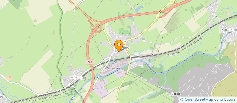 localisation de l'entreprise MONSIEUR ANTOINE BRAUER  SARREBOURG