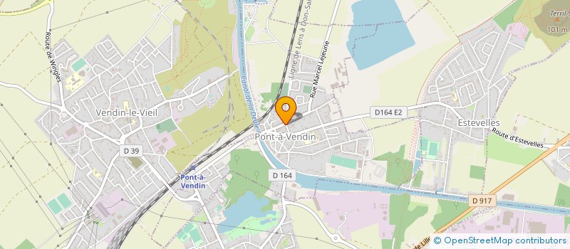 localisation de l'entreprise MONSIEUR ANTOINE BREFORT MARTIN  PONT-A-VENDIN