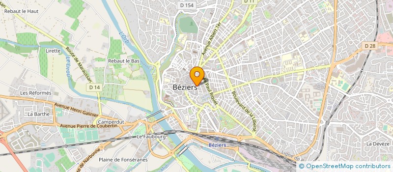 localisation de l'entreprise MONSIEUR ANTOINE BREGER à BEZIERS