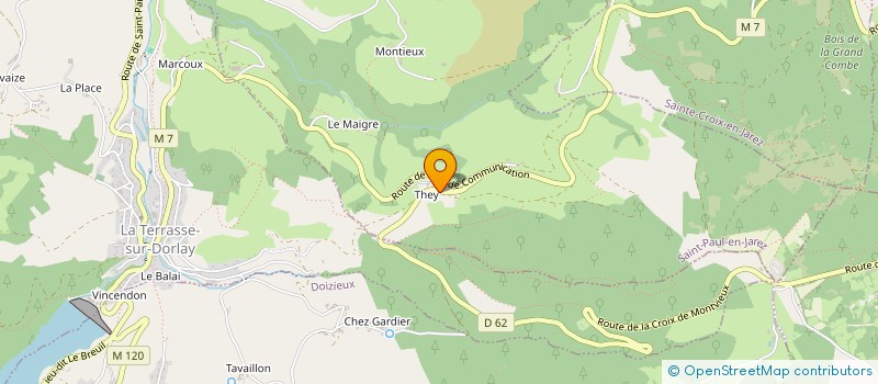 localisation de l'entreprise MONSIEUR ANTOINE BRESSAN  LA TERRASSE-SUR-DORLAY