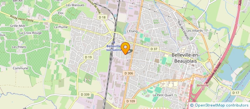 localisation de l'entreprise MONSIEUR ANTOINE BRETAIRE  BELLEVILLE-EN-BEAUJOLAIS