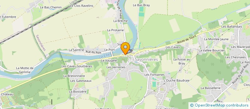 localisation de l'entreprise MONSIEUR ANTOINE BRETON  SAVONNIERES