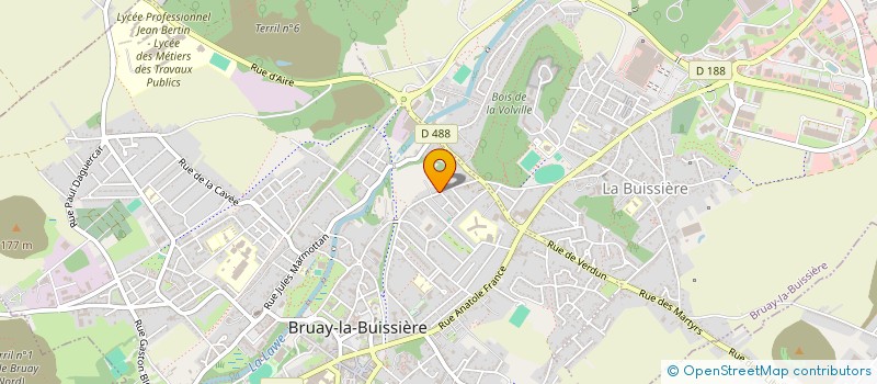 localisation de l'entreprise MONSIEUR ANTOINE BREVIERE à BRUAY-LA-BUISSIERE