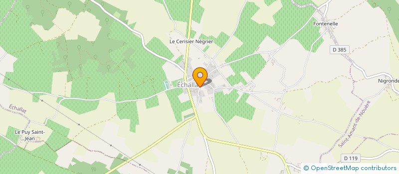localisation de l'entreprise MONSIEUR ANTOINE BRIAND à ECHALLAT