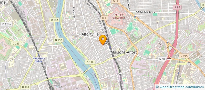 localisation de l'entreprise MONSIEUR ANTOINE BRICHLER à ALFORTVILLE