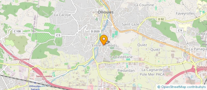 localisation de l'entreprise MONSIEUR ANTOINE BRIGNANO à OLLIOULES