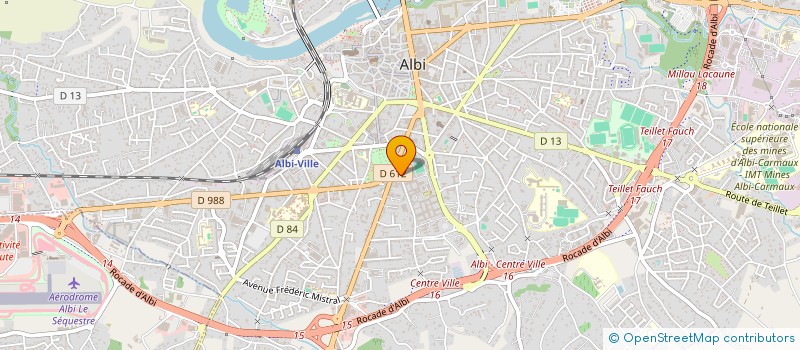 localisation de l'entreprise MONSIEUR ANTOINE BRIOT à ALBI