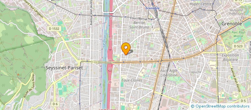 localisation de l'entreprise MONSIEUR ANTOINE BRIOT à GRENOBLE