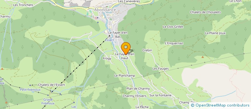 localisation de l'entreprise MONSIEUR ANTOINE BRISSEAU  ABONDANCE