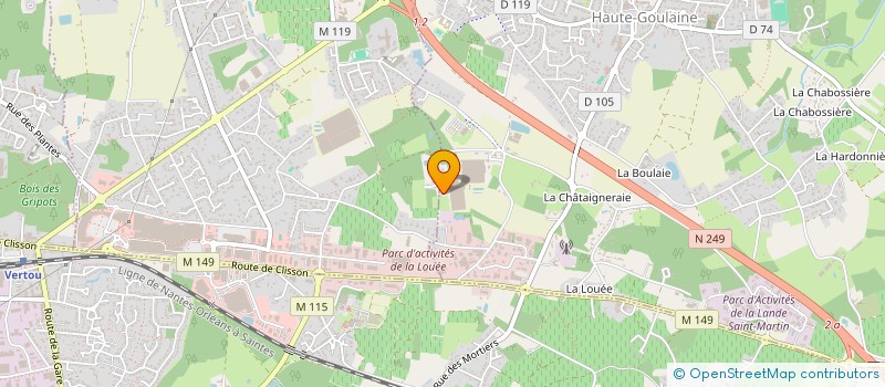 localisation de l'entreprise MONSIEUR ANTOINE BROUARD à HAUTE-GOULAINE