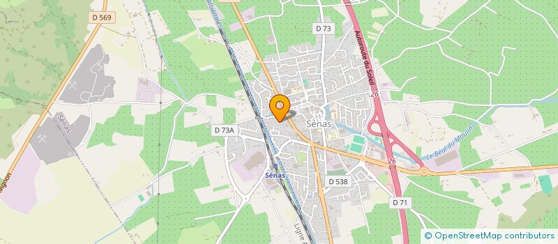 localisation de l'entreprise MONSIEUR ANTOINE BROUT--BERTRAND  SENAS