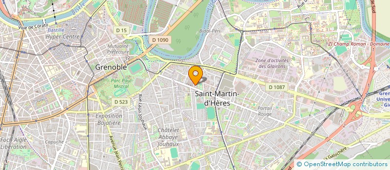 localisation de l'entreprise MONSIEUR ANTOINE BRUGIEREGARDE  SAINT-MARTIN-D'HERES