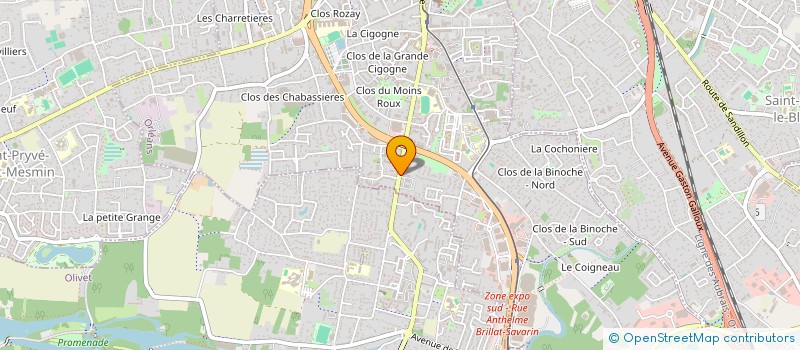 localisation de l'entreprise MONSIEUR ANTOINE BRULET à ORLEANS