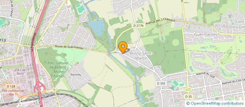 localisation de l'entreprise MONSIEUR ANTOINE BRUNETTI  BUSSY-SAINT-MARTIN