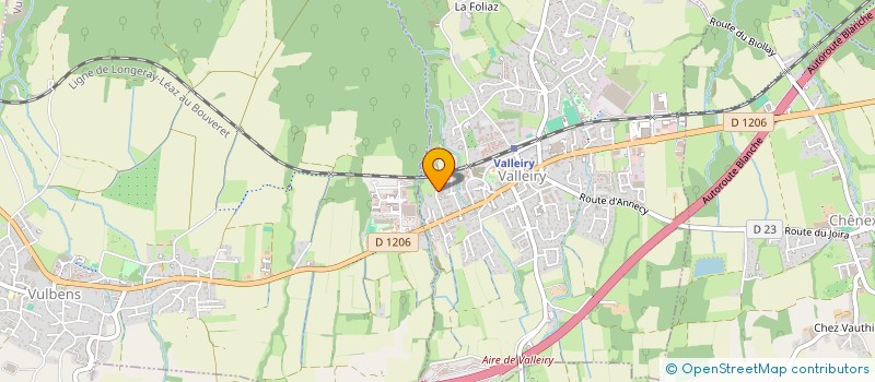 localisation de l'entreprise MONSIEUR ANTOINE BRUNIN  VALLEIRY