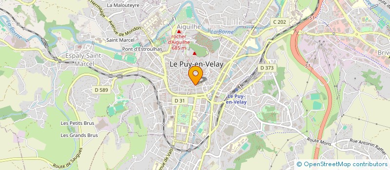 localisation de l'entreprise MONSIEUR ANTOINE BRUNINI  LE PUY-EN-VELAY