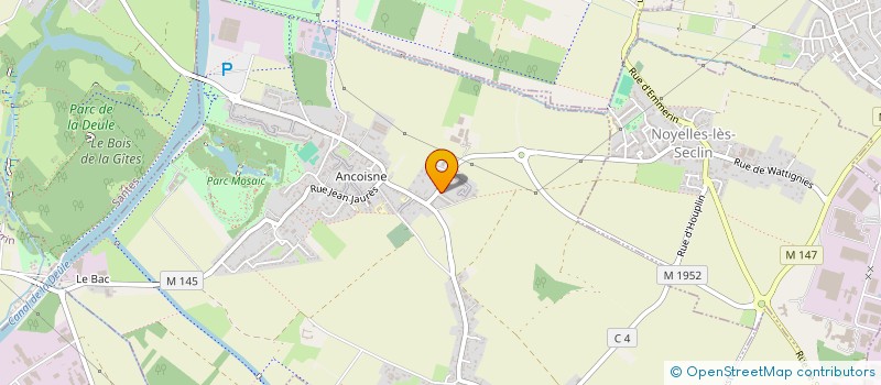 localisation de l'entreprise MONSIEUR ANTOINE BUCHET  HOUPLIN-ANCOISNE