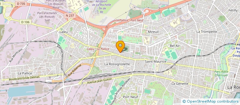 localisation de l'entreprise MONSIEUR ANTOINE BUFFARD  LA ROCHELLE