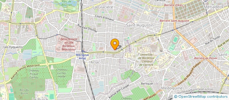 localisation de l'entreprise MONSIEUR ANTOINE BUGEAUD à MERIGNAC