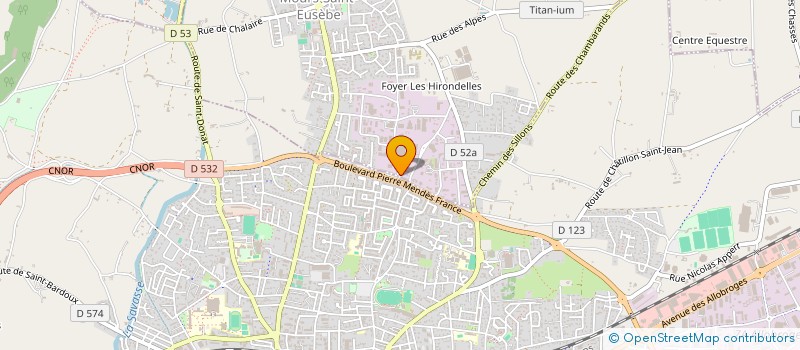 localisation de l'entreprise MONSIEUR ANTOINE BUISSON  MOURS-SAINT-EUSEBE